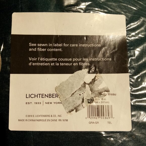 Gregory  Teal  Polyester 54 in. W X 95 in. L Grommet Room Darkening Curtain  NEW - Picture 2 of 5